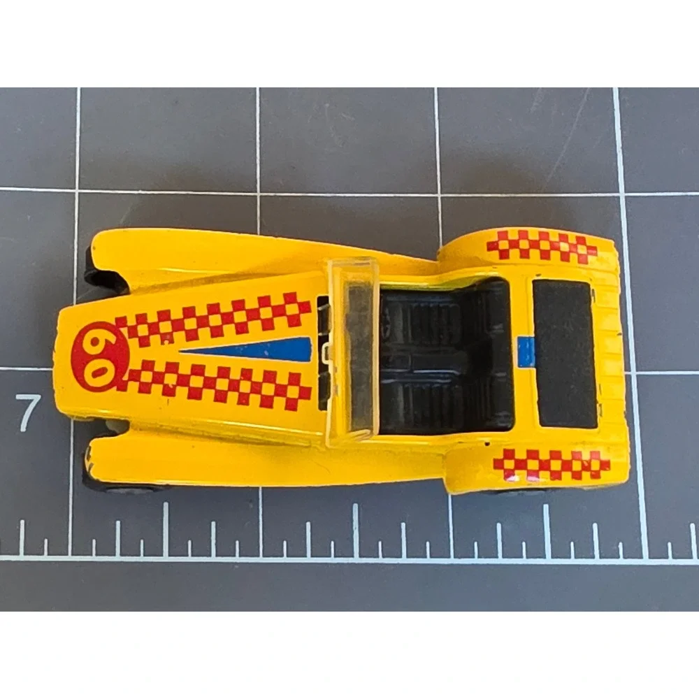 Matchbox Superfast Lotus Super Seven No 60 Yellow 1971 Lesney Made in England
